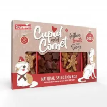 Rosewood Cupid and comet - kerst snacks in vormpjes - hond 